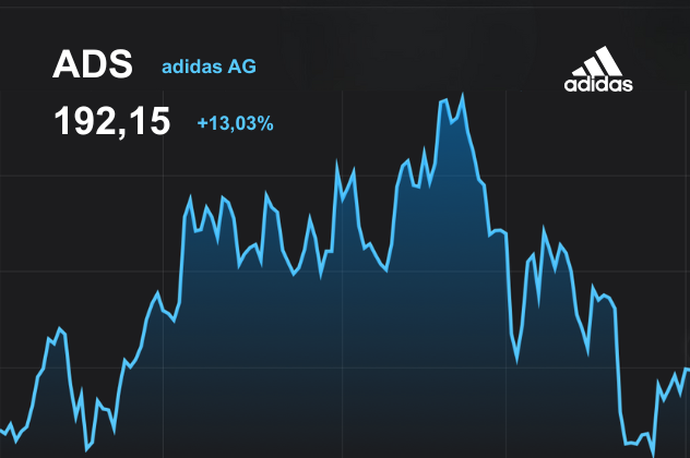 Robin Hess Mentoring erklärt den Aktienkurs von Adidas und 1.000 weiteren Unternehmen für eine detaillierte Chartanalyse nach Fibonacci System
